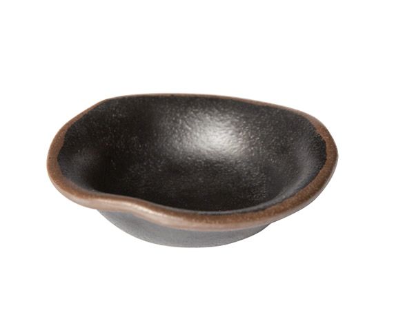 APS Schale -MARONE- Ø 11,5 cm, H: 3 cm, 0,04 Liter, Melamin, schwarz Ø 11,5 cm, 