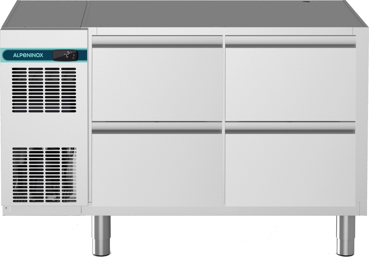 Nordcap Kühltisch, 2 Abteile CLM 650 2-7031