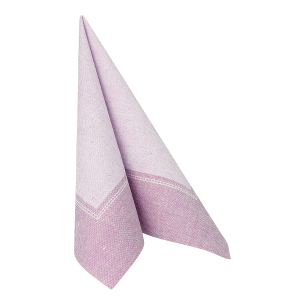 Papstar Servietten "ROYAL Collection" 1/4-Falz 40 cm x 40 cm flieder "Linum"