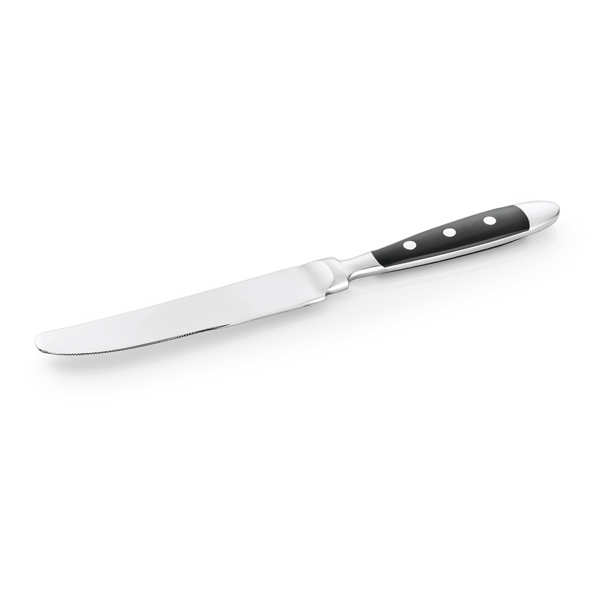 WAS Menümesser BISTRO, 21,5 cm, mit Kunststoffgriff, Set á 12 Stück, Chromstahl 