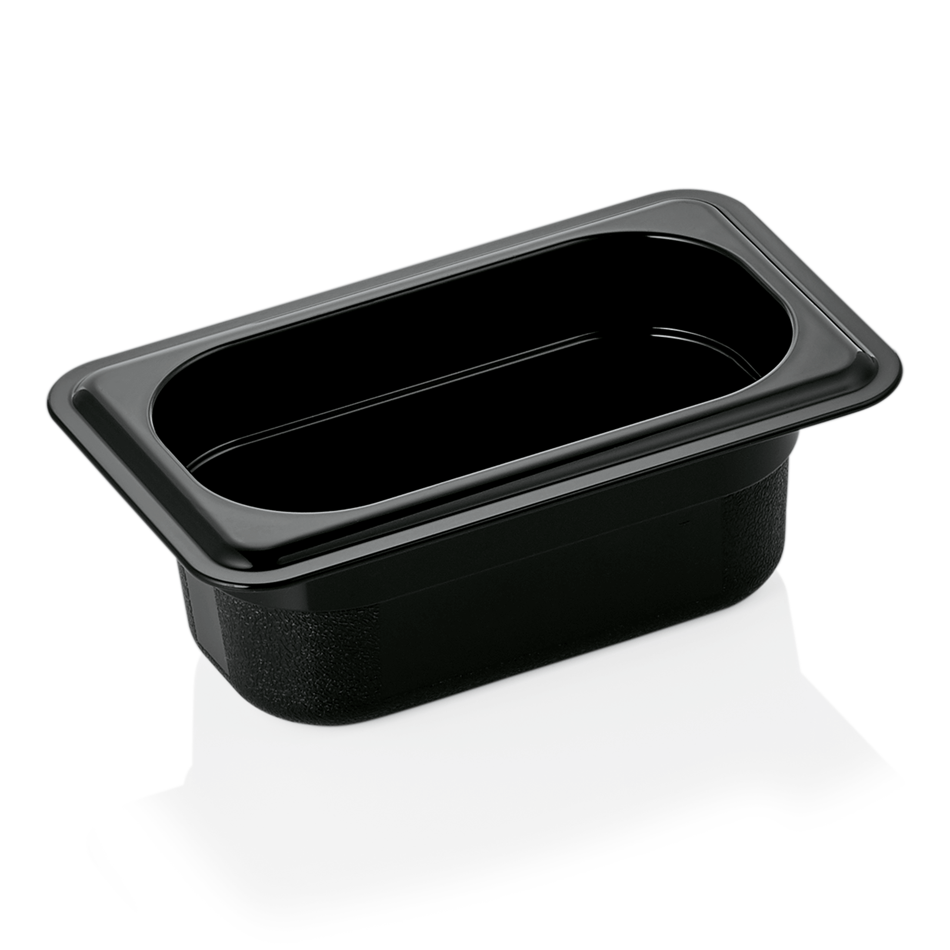 WAS GN Behälter 1/9-065 mm, schwarz, Polycarbonat GN 95