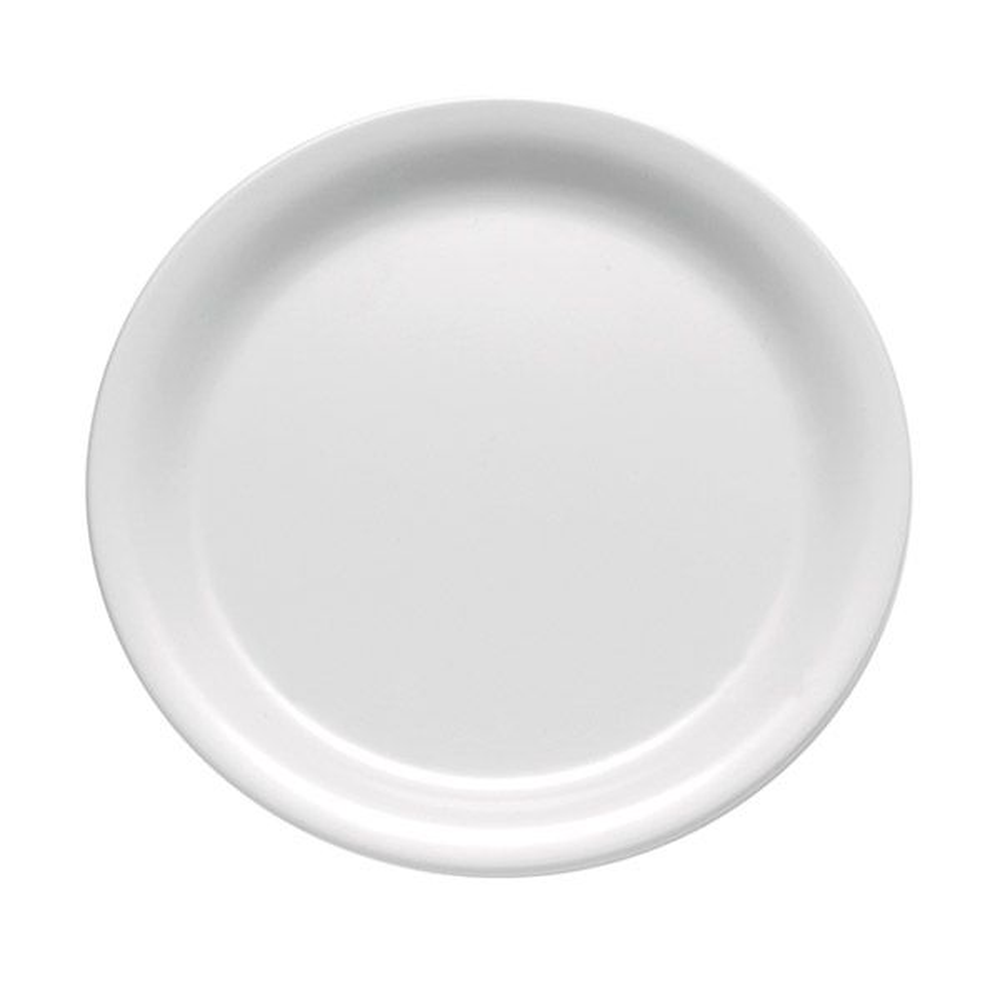 APS Teller, rund -CASUAL- Ø 26,5 cm, H: 2,5 cm , Melamin, weiß