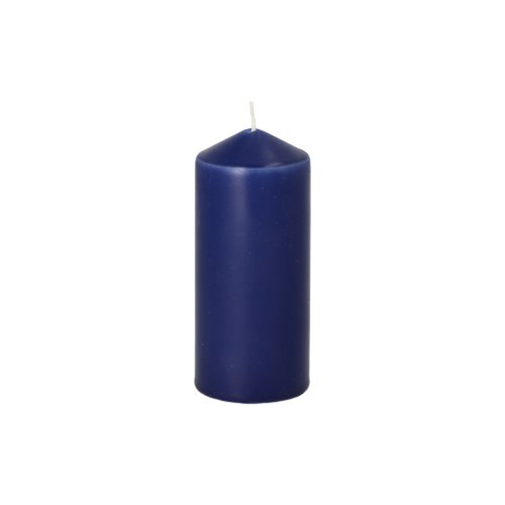 Papstar Stumpenkerzen Ø 40 mm · 90 mm dunkelblau