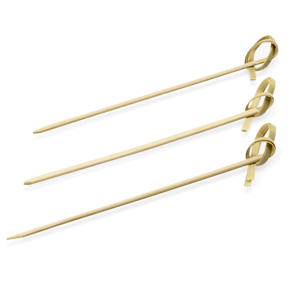 WAS Picker Set, 11 cm, Set á 100 Stück, Bambus