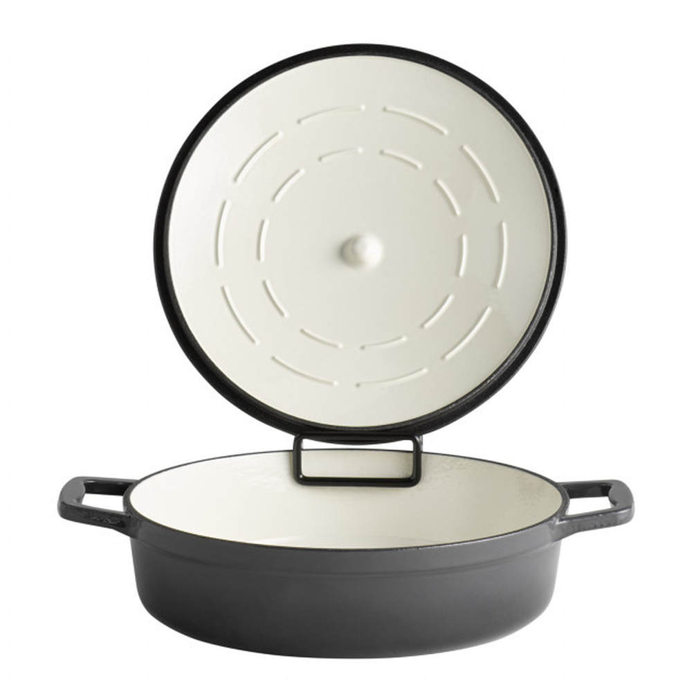 APS Bräter mit Deckel -5 STARS- Ø 28 cm, H: 7 cm, 3 Liter