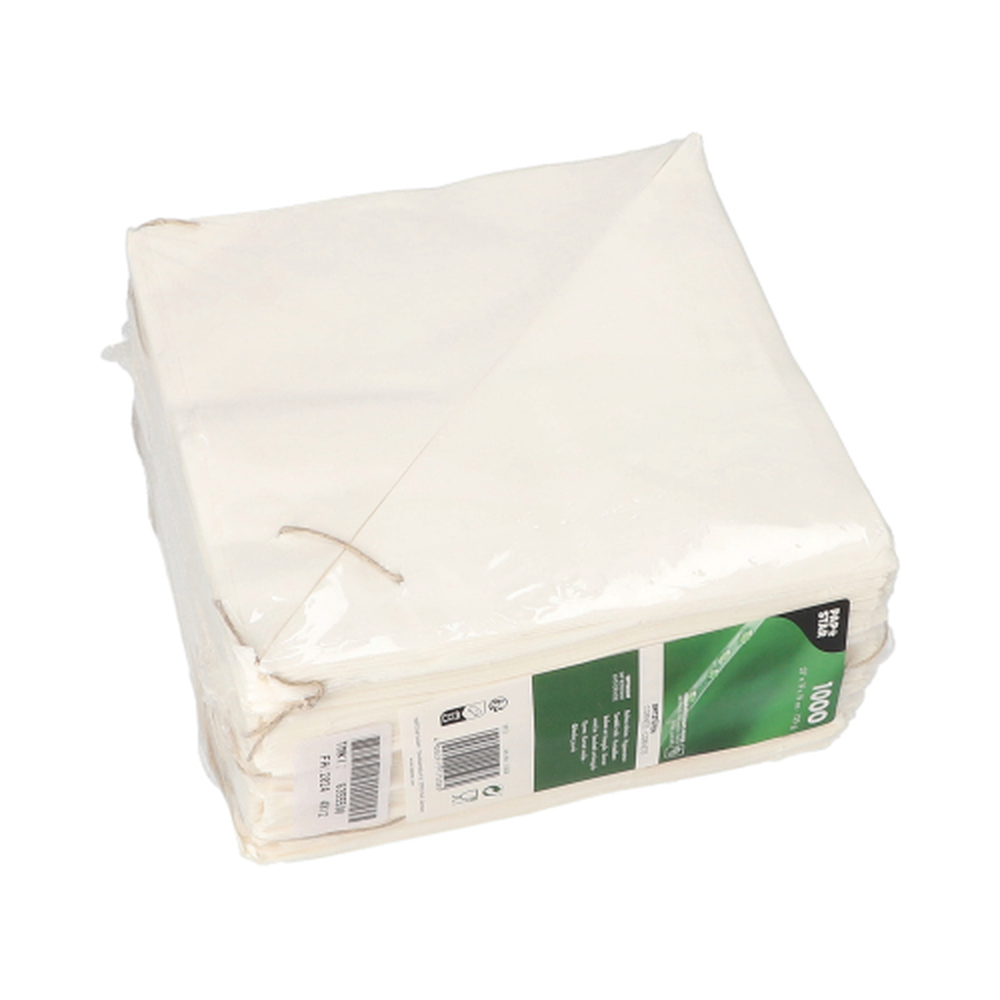 PAPSTAR Spitztüten, Pergament-Ersatz, gefädelt 19 cm x 19 cm x 27 cm weiss