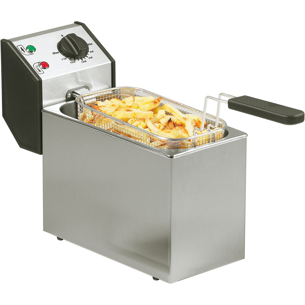 Stalgast ROLLER GRILL Fritteuse, 5 Liter, Abmessung 190 x 425 x 320 mm (BxTxH)