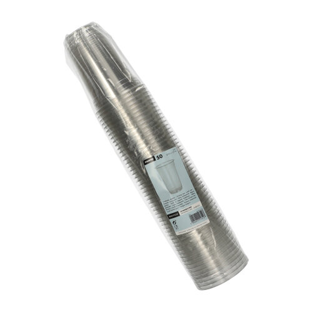 Papstar Trinkbecher "Hurricane", PET 0,4 l Ø 9,5 cm · 12,9 cm glasklar