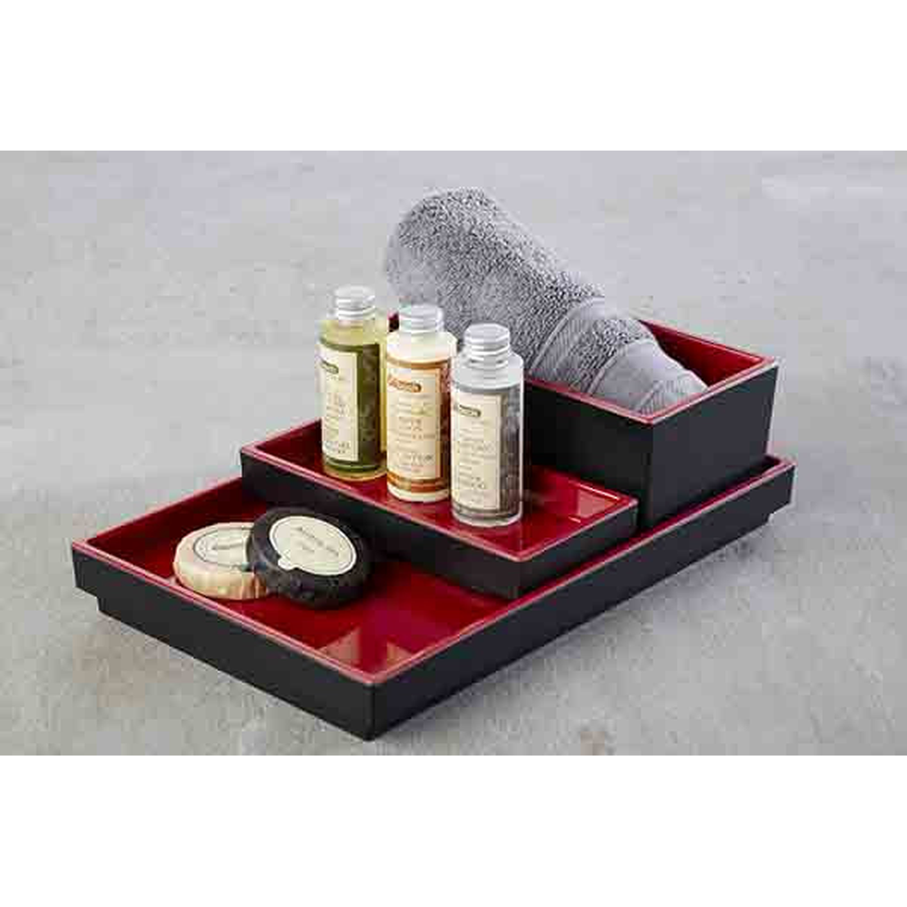APS GN 1/4 Tablett -ASIA PLUS- 26,5 x 16,2 cm, H: 3 cm , Melamin