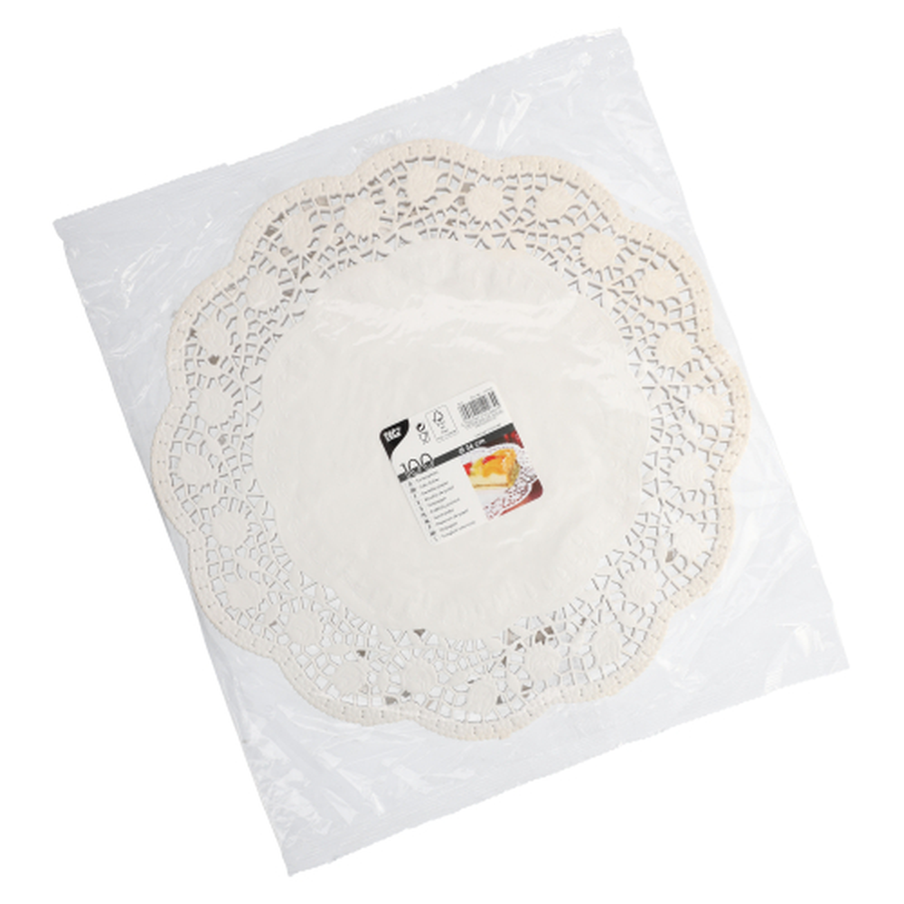 Papstar Tortenspitzen rund Ø 36 cm weiss