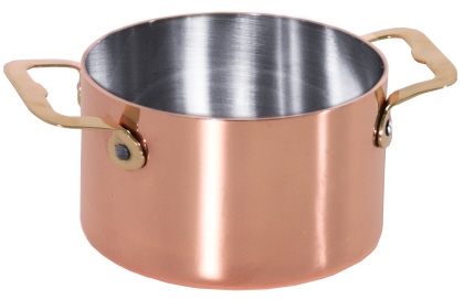 Contacto Cocotte 9 cm aus Kupfer/Edelstahl
