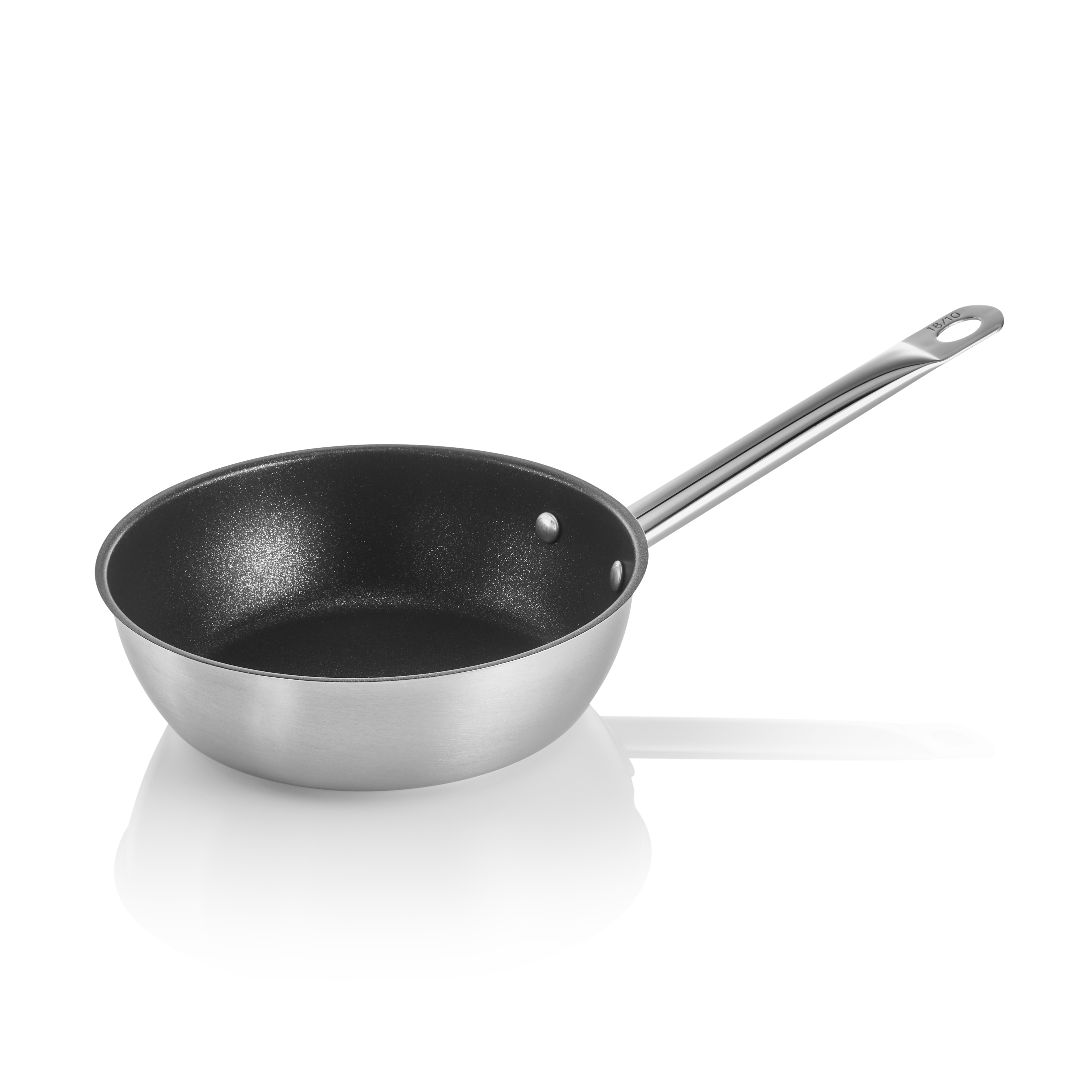 WAS Sauteuse COOKWARE 21 mit Antihaftbeschichtung, Ø 20 cm, 1,25 ltr., Chromnick