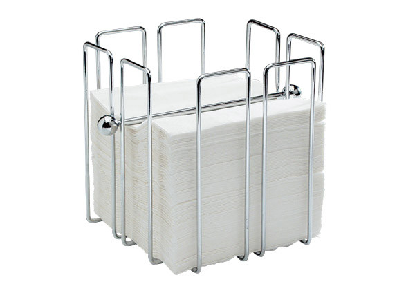 APS Serviettenhalter -WIRE- 19 x 19 cm, H: 19 cm,