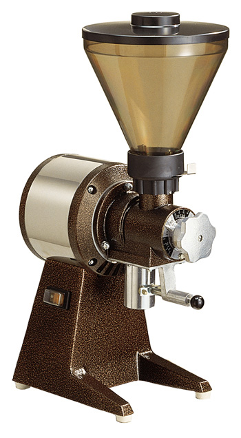 Santos Kaffeemühle mit Beutelhalterung