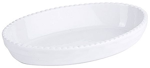 Contacto Backform Porzellan weiß 22,0 x 13,5 x H4,0 cm