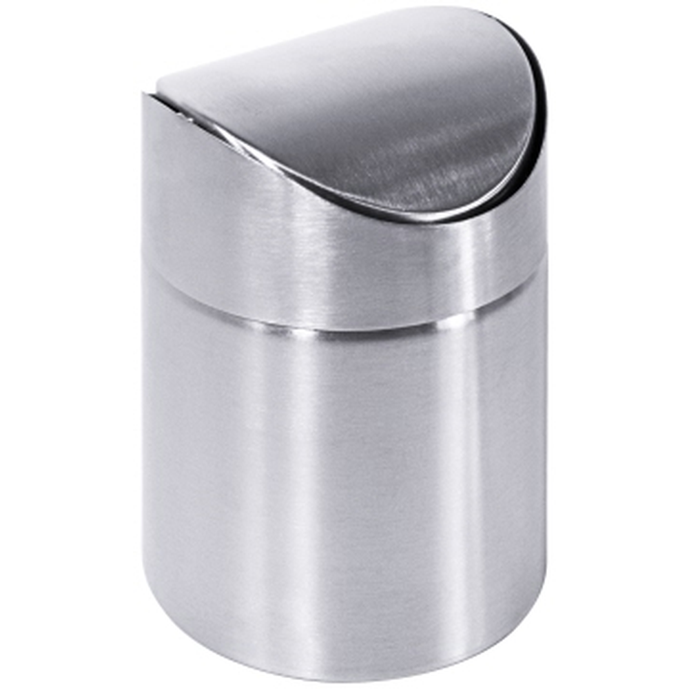 Contacto Tischabfallbehälter 9 cm mit Schwingdeckel, Edelstahl