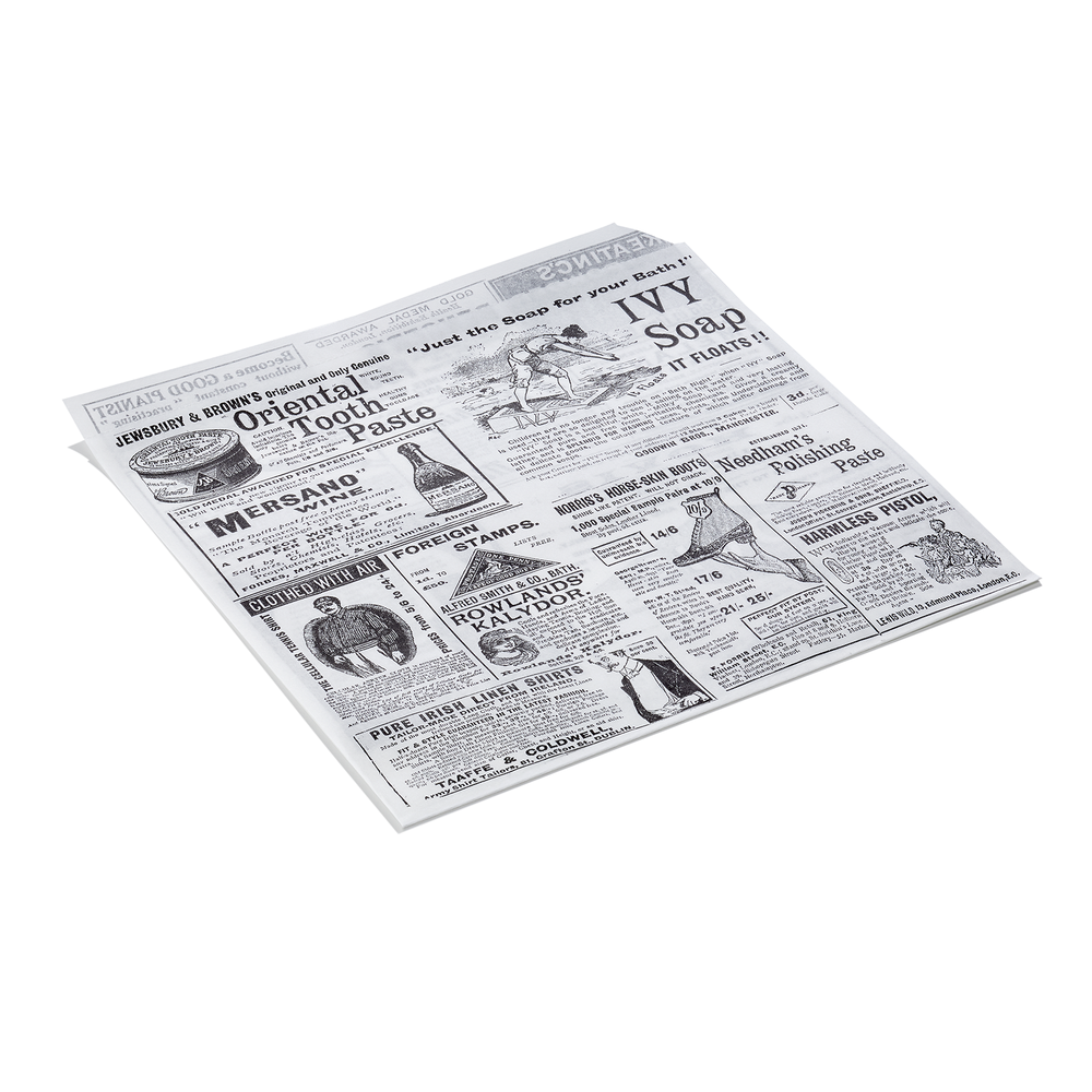 WAS Takeawaytüte Times White Set WRAP & GO, 17 x 18 cm, Set á 1000 Stück, 2-seit