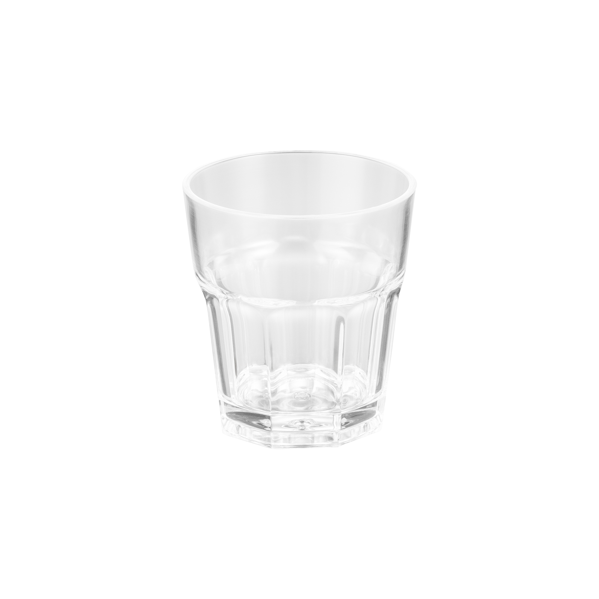 WAS Wasserglas Set POOL, 190 ml, Ø 7,5 cm, Set á 12 Stück, Polycarbonat