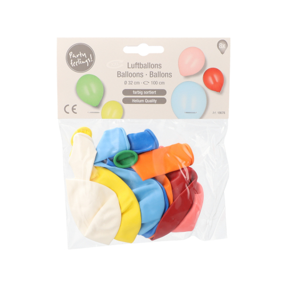 Papstar Luftballons Ø 32 cm farbig sortiert