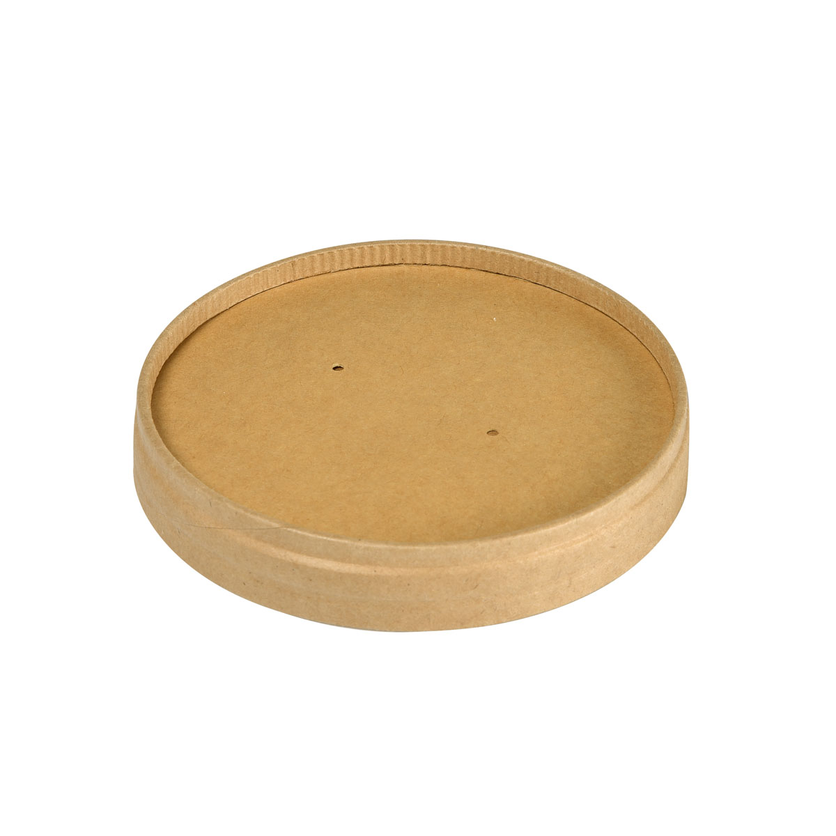 Duni Deckel Karton Ronda SHORT Karton/PLA Braun 240/360ml 90 x 90 x 16 mm