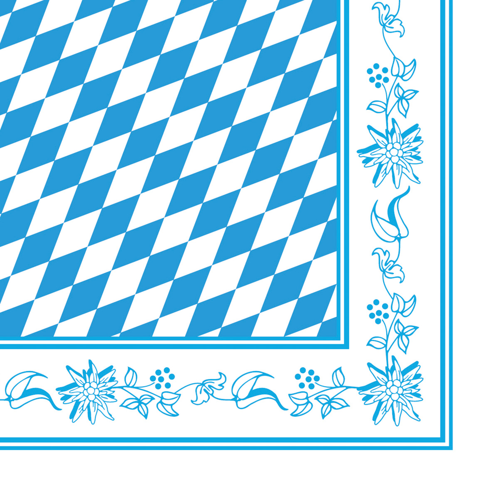 Mank Serviette Bayern 40 x 40 cm 1/4 Falz