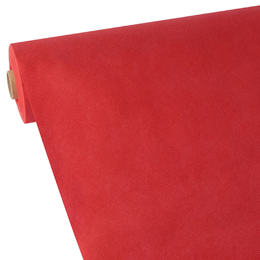 Papstar Tischdecke, stoffähnlich, Vlies "soft selection" 40 m x 0,9 m rot