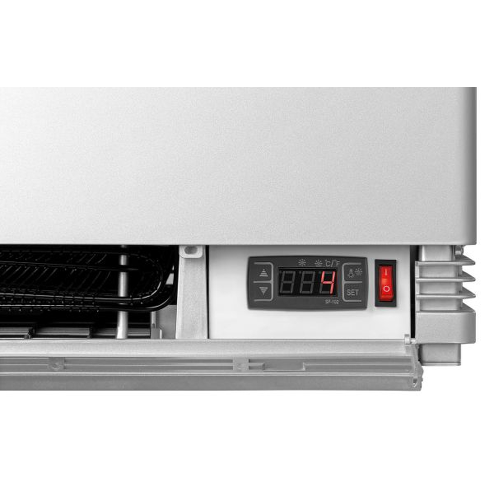 Bartscher Mini-Kühlvitrine 78L, silber