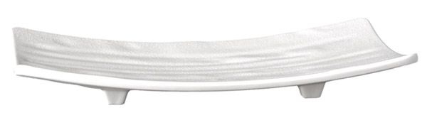 APS Tablett, Sushiboard -ZEN- 22 x 12 cm, H: 3 cm , Melamin, schwarz, Steinoptik