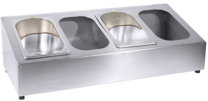Contacto Besteckkasten für 4 Einsätze für Bestecke GN 1/4 7002/001