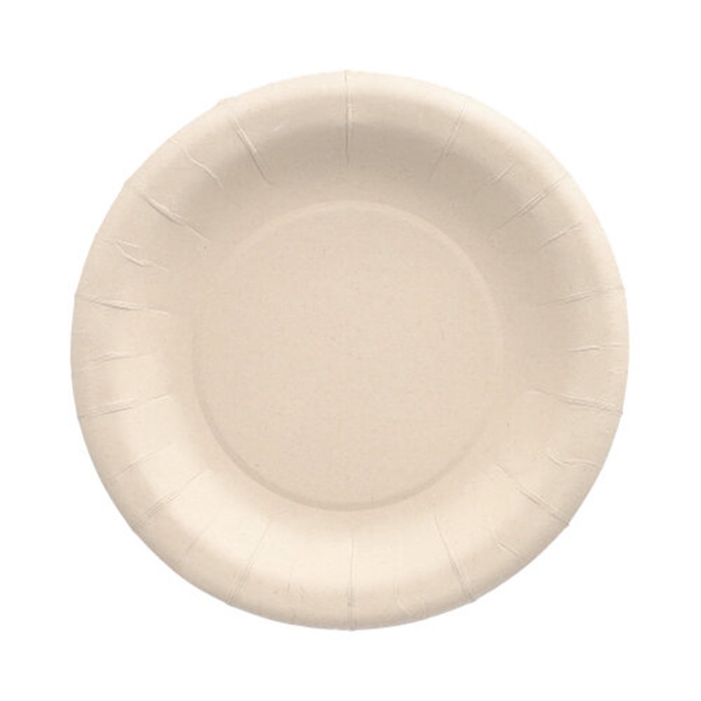 Papstar Teller, Agrarreste "pure" rund Ø 18 cm weiss