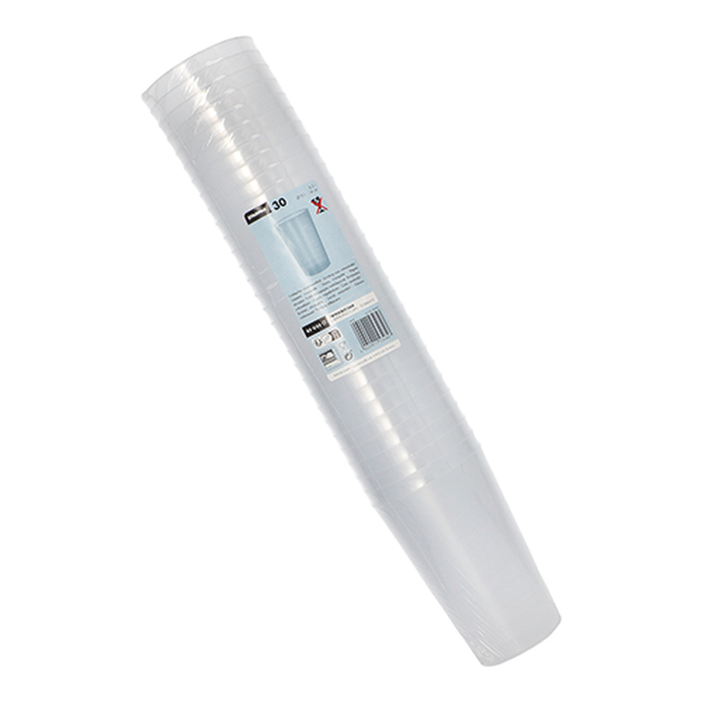 Papstar Mehrweg-Trinkbecher PP 0,5 l Ø 9,1 cm · 14 cm transluzent unzerbrechlich