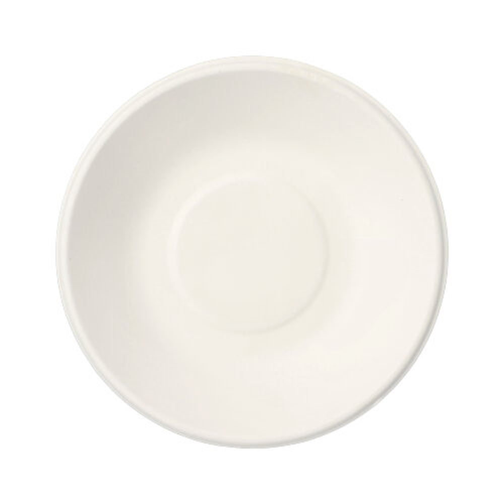 Papstar Schalen, Zuckerrohr "pure" 680 ml Ø 19 cm · 4 cm weiss