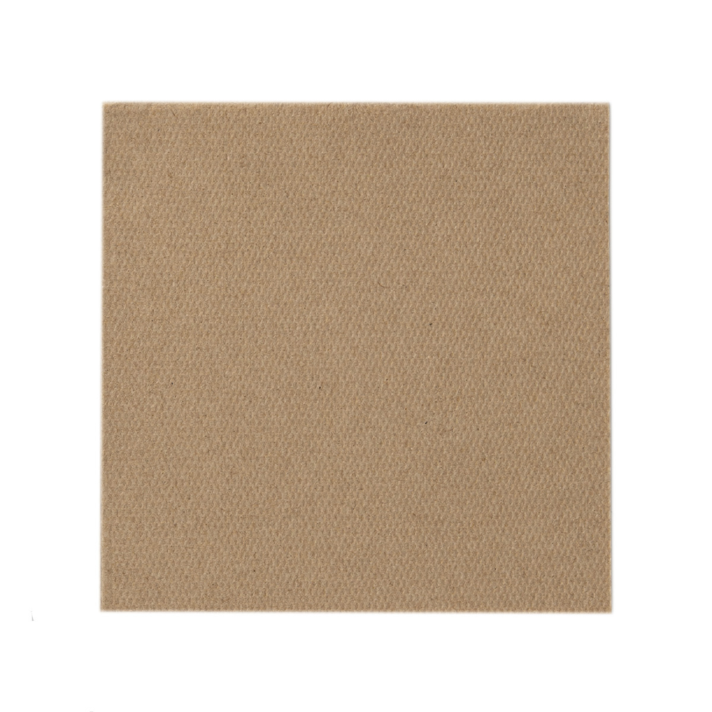 Mank Serviette Basic recycled braun 24 x 24 cm 1/4 Falz