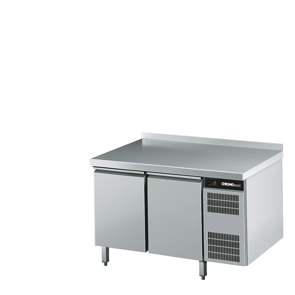 Chromonorm Bäckerei-Kühltisch EN4060, mit Tischplatte, Steckerfertig - 1400x800x