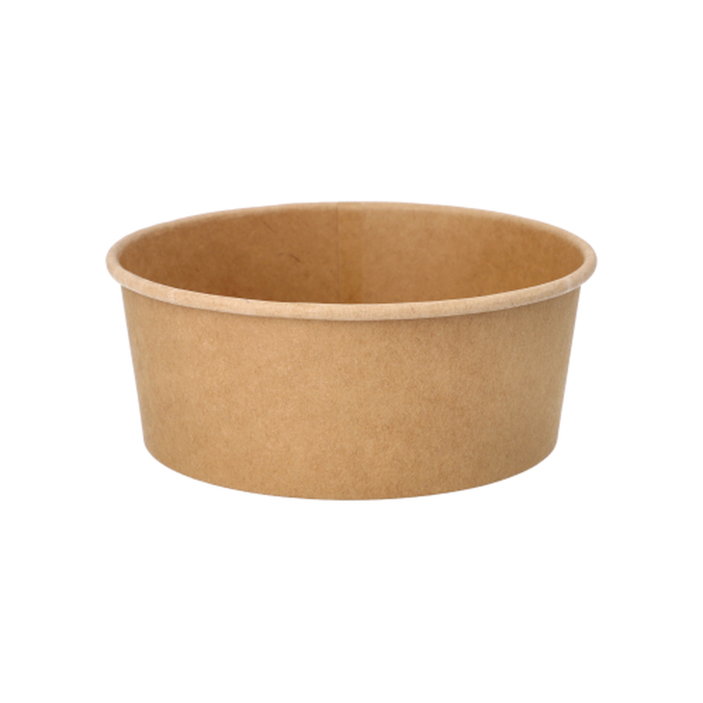 Papstar Salatschalen, Pappe rund 750 ml Ø 15 cm · 6 cm braun