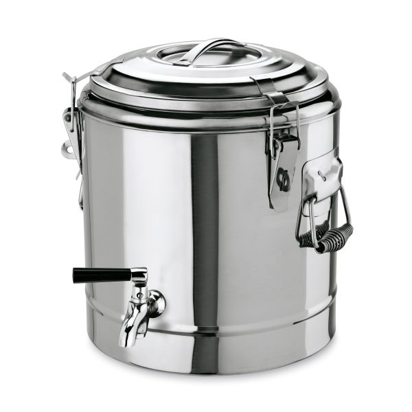 WAS Thermogetränkebehälter, 35 ltr., Chromnickelstahl