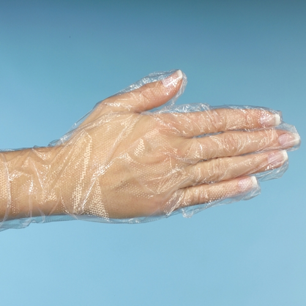Papstar "WORK-INN/-PS" Handschuhe, PE transparent für Damen, M