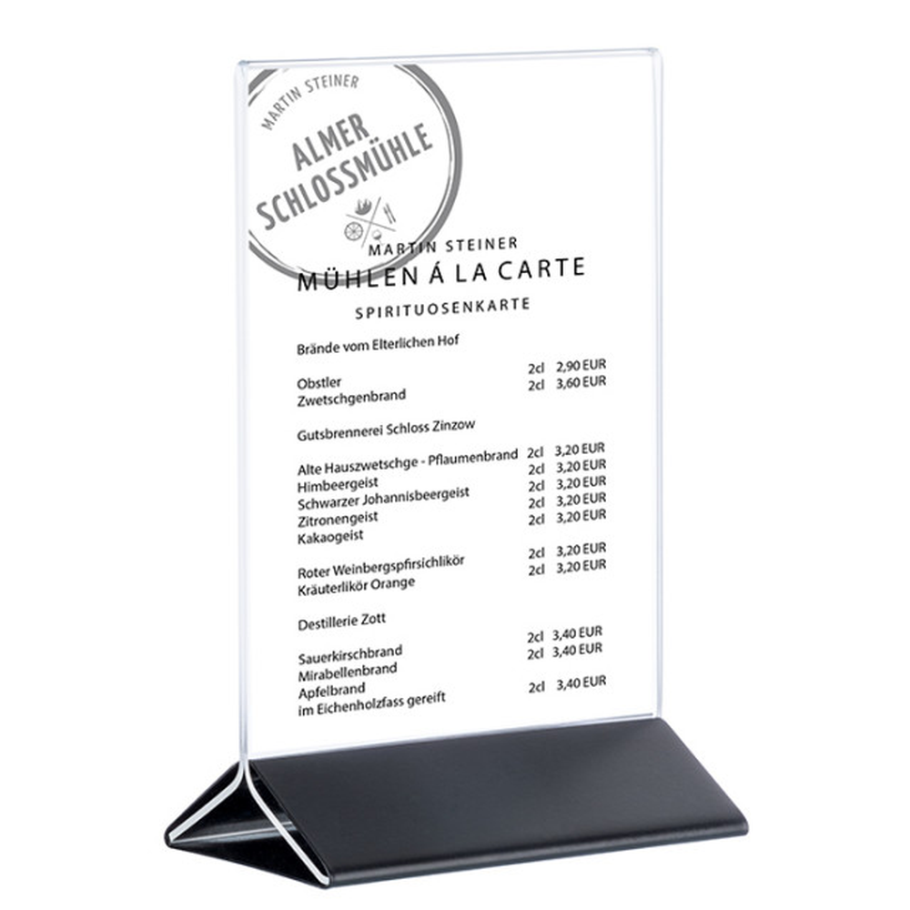 APS Kartenhalter, 2-teilig 21 x 7 cm, H: 32 cm