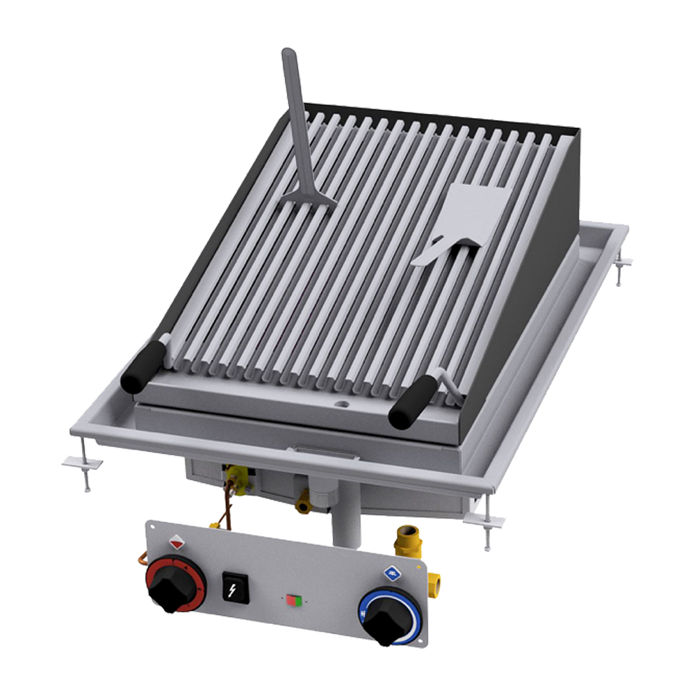 RM Gastro Lavagrill drop-in Gas 38x52 / RM - CWD-75G