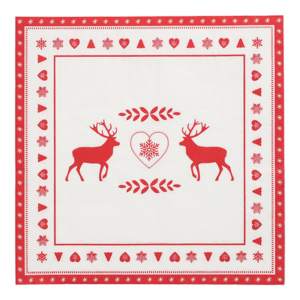 Papstar Servietten, 3-lagig 1/4-Falz 40 cm x 40 cm "Rennes"