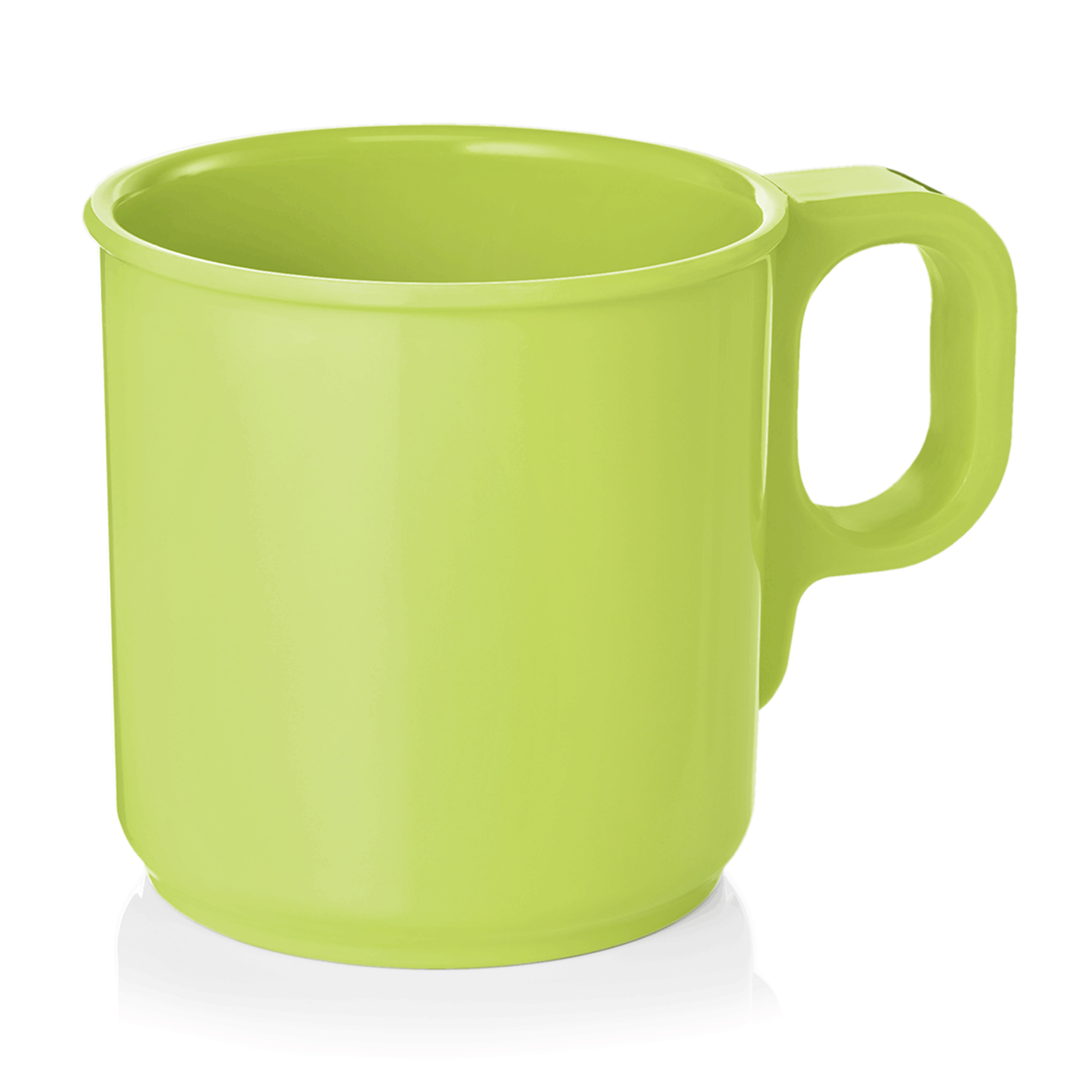 WAS Becher Set, 250 ml, grün, Set á 12 Stück, Melamin