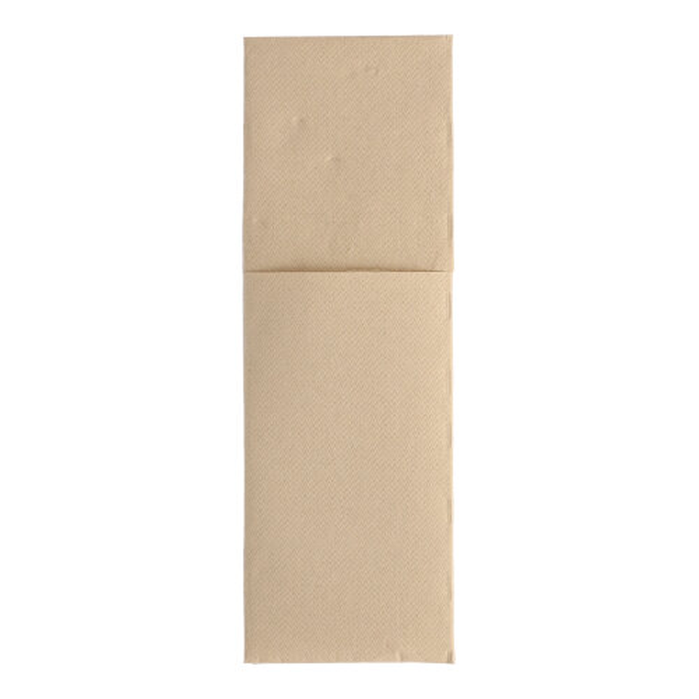Papstar Servietten "ROYAL Collection" 48 cm x 30 cm sand mit Besteckfalz